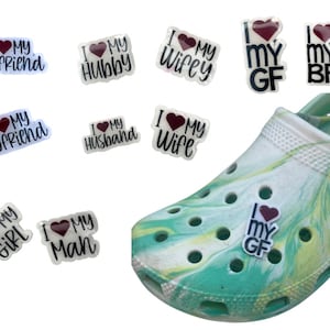 Custom Shaped Shoe Charms for slides