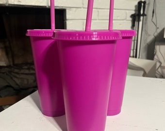 Purple Reusable Cold Cup 24oz