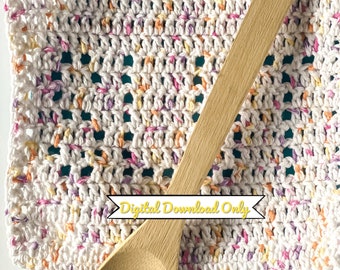 Sl*t Swear Word Dishcloth Crochet Pattern, Curse Word Cloth PDF, Download File Funny Housewarming Gift, Crochet Pattern Hostess Gift