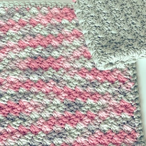 Modèle au crochet rapide pour lavette, débarbouillette, débarbouillette, chiffon à vaisselle, modèle au crochet facile pour les débutants, téléchargement PDF A