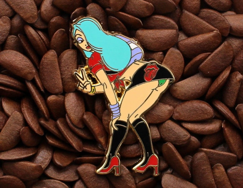 Jessica Rabbit Pins Fantasy School Girl V Pin Etsy