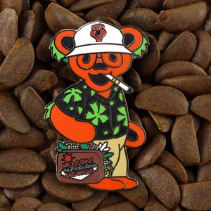 BHO Bear Pins Dancing Duke Gonzo Fear & Loathing Las Vegas Pin