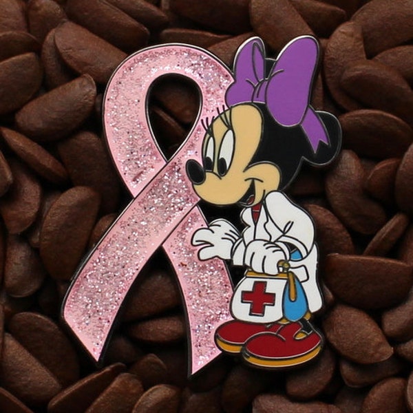 Pink Ribbon Pins Minnie Mouse Doctor Red Cross Pin