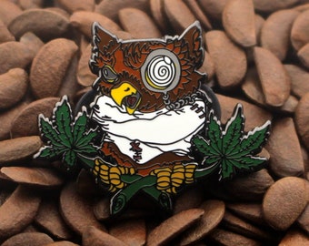 BHO Pins Owl On Mariguana Pin