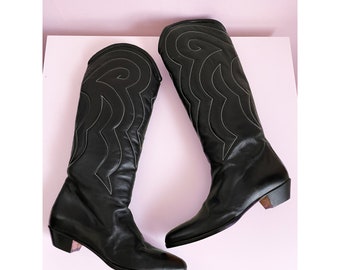anne klein boots black