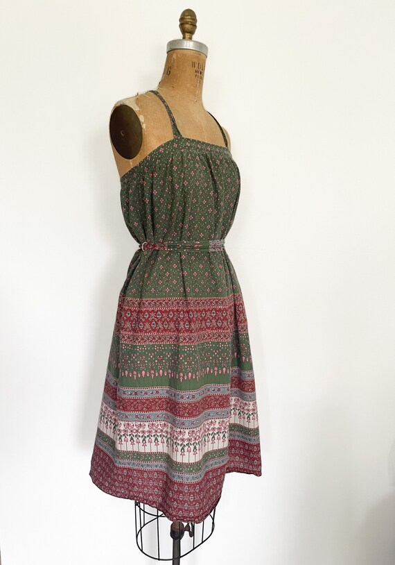 Authentic ‘70s hippie dress, bohemian floral prin… - image 3