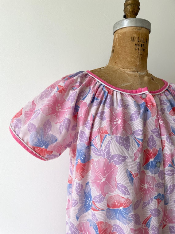 Vintage 1970’s Regal Rose pink tropical floral ho… - image 4