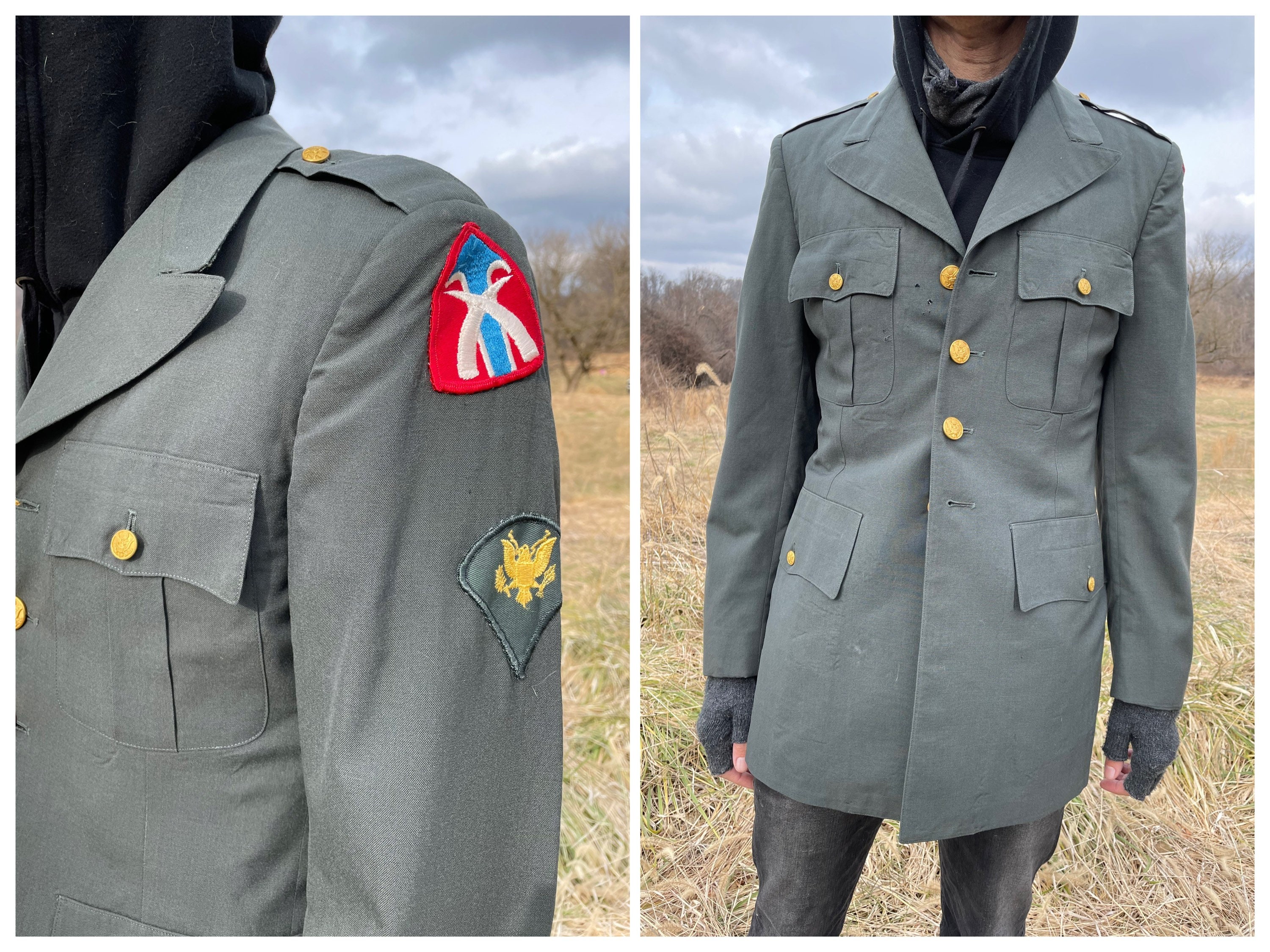 US ARMY 1960's Vietnam Era Uniform Jacket | Men's Military US ARMY 1960's Vietnam Era Uniform Jacket | Men's Military