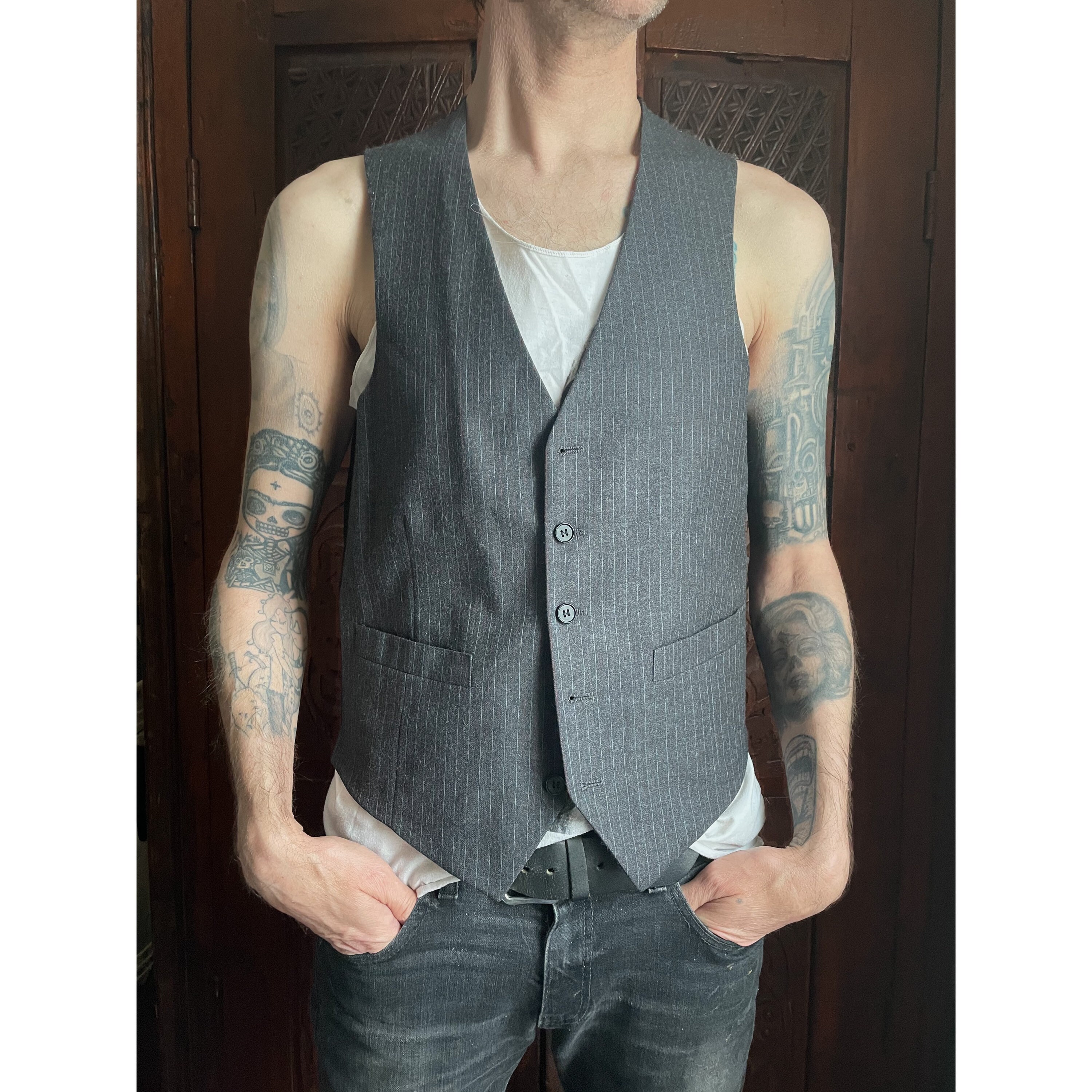 Charcoal Grey Vest - Etsy Charcoal Grey Vest - Etsy