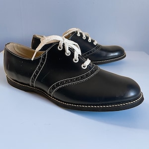Authentic 40/50s Vintage Bass Saddle Shoes mens 9C