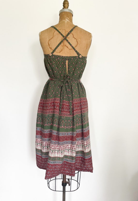 Authentic ‘70s hippie dress, bohemian floral prin… - image 7