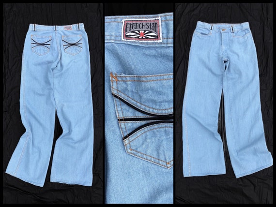 Vintage 1970s French Star bell bottom jeans | ‘70s