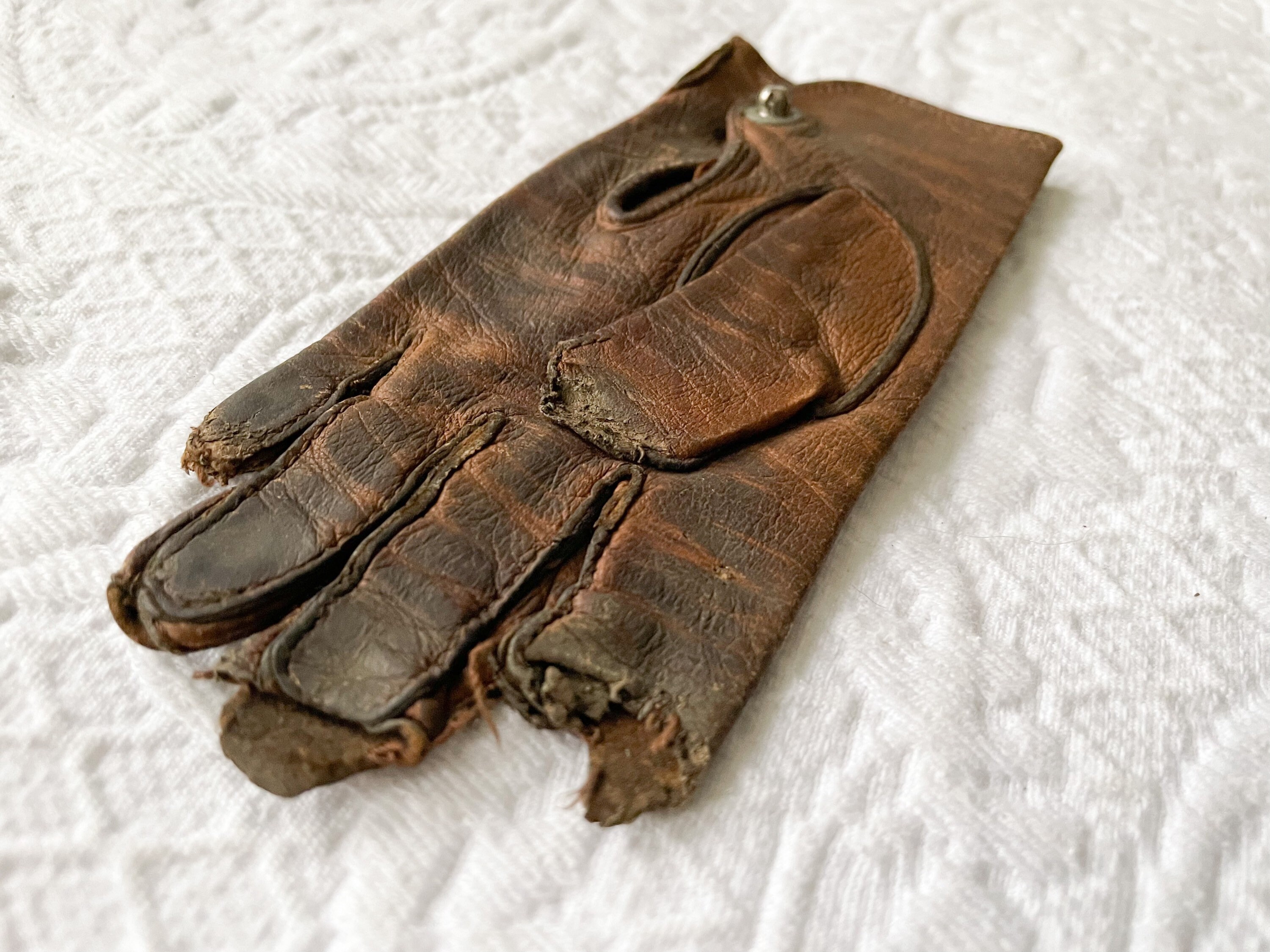 Antique Childrens Leather Glove 1 Tiny Glove Victorian or Etsy