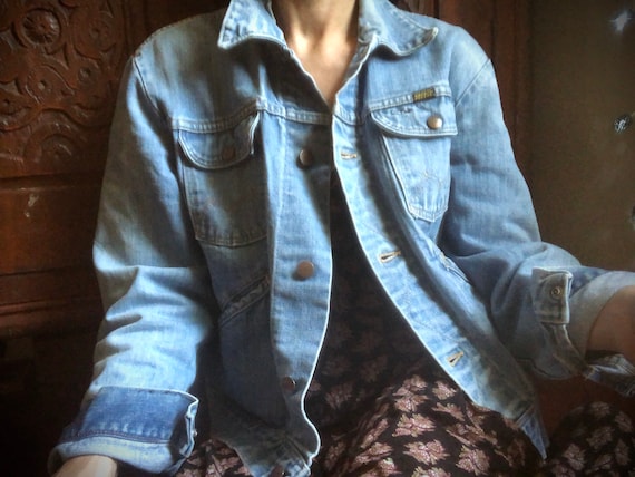 Vintage ‘60s ‘70s Maverick BLUE BELL denim jacket