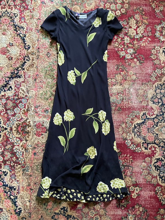 Whimsical vintage ‘90s floral print maxi dress | … - image 2