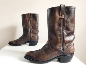 wrangler square toe boots