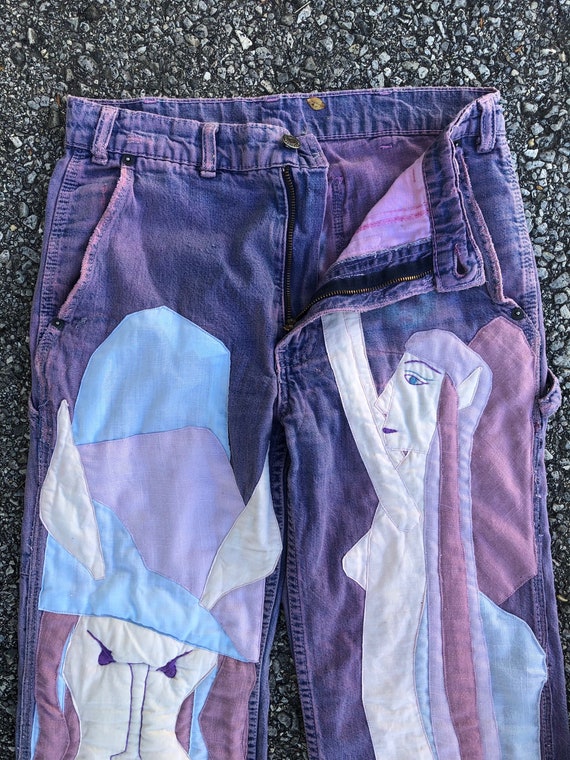 Vintage ‘80s one of a kind customized LEVI’S jean… - image 4