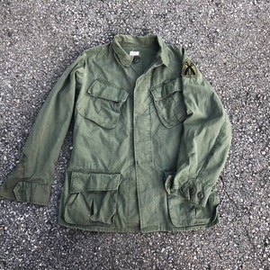 US ARMY Vietnam 68 OG-107 jungle fatigue jacket with shoulder | Etsy