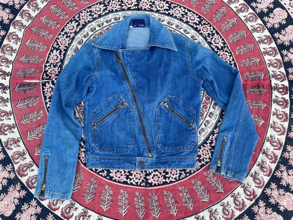 Vintage ‘80s BRITANNIA denim jacket |  cropped je… - image 1