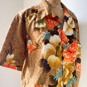 トップス 60s USA vintage penny's cotton aloha L 60s Penny's Aloha Shirt L Rayon Shirt Open Shirt Vintage