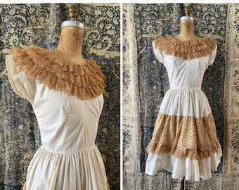 Vintage 1960’s Bettina of Miami patio dress | Halloween costume, Lolita aesthetic, fit & flare dress, circle skirt, XS/S