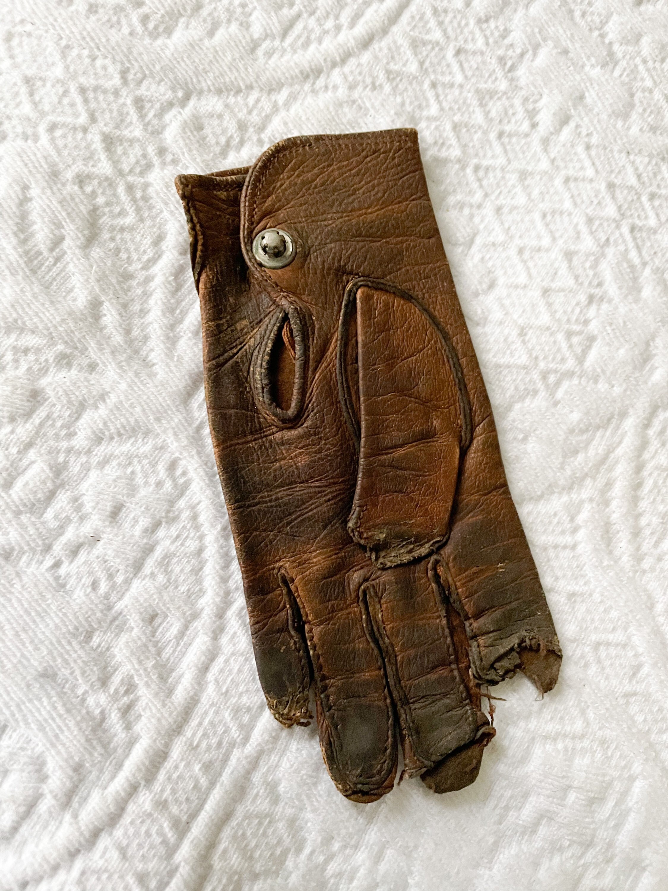 Antique Childrens Leather Glove 1 Tiny Glove Victorian or Etsy