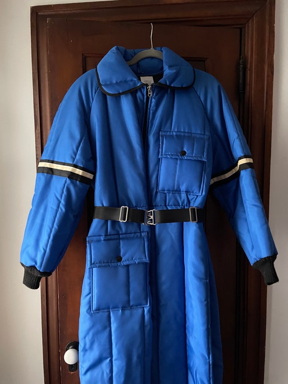 Vintage 1970’s snowmobile snow suit | puffer coat… - image 2