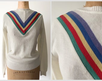 Vintage early ‘80s rainbow sweater | vintage rainbows, Pride, XS/S