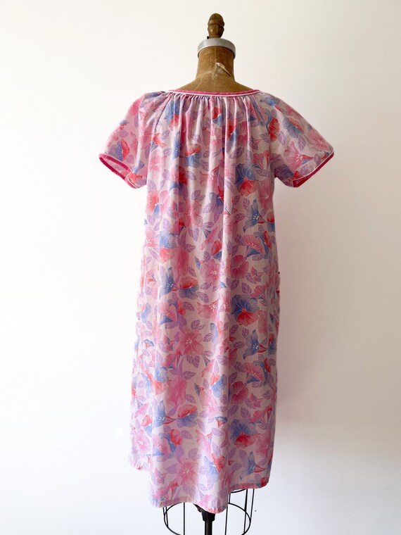 Vintage 1970’s Regal Rose pink tropical floral ho… - image 7