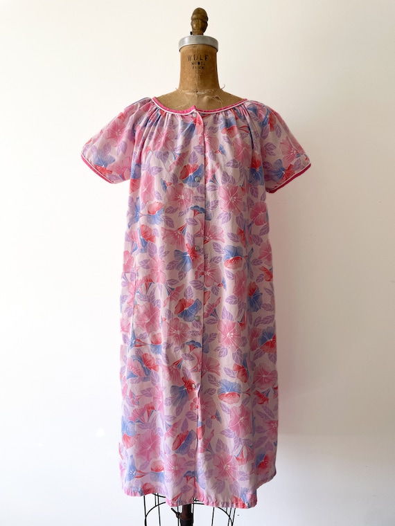 Vintage 1970’s Regal Rose pink tropical floral ho… - image 6