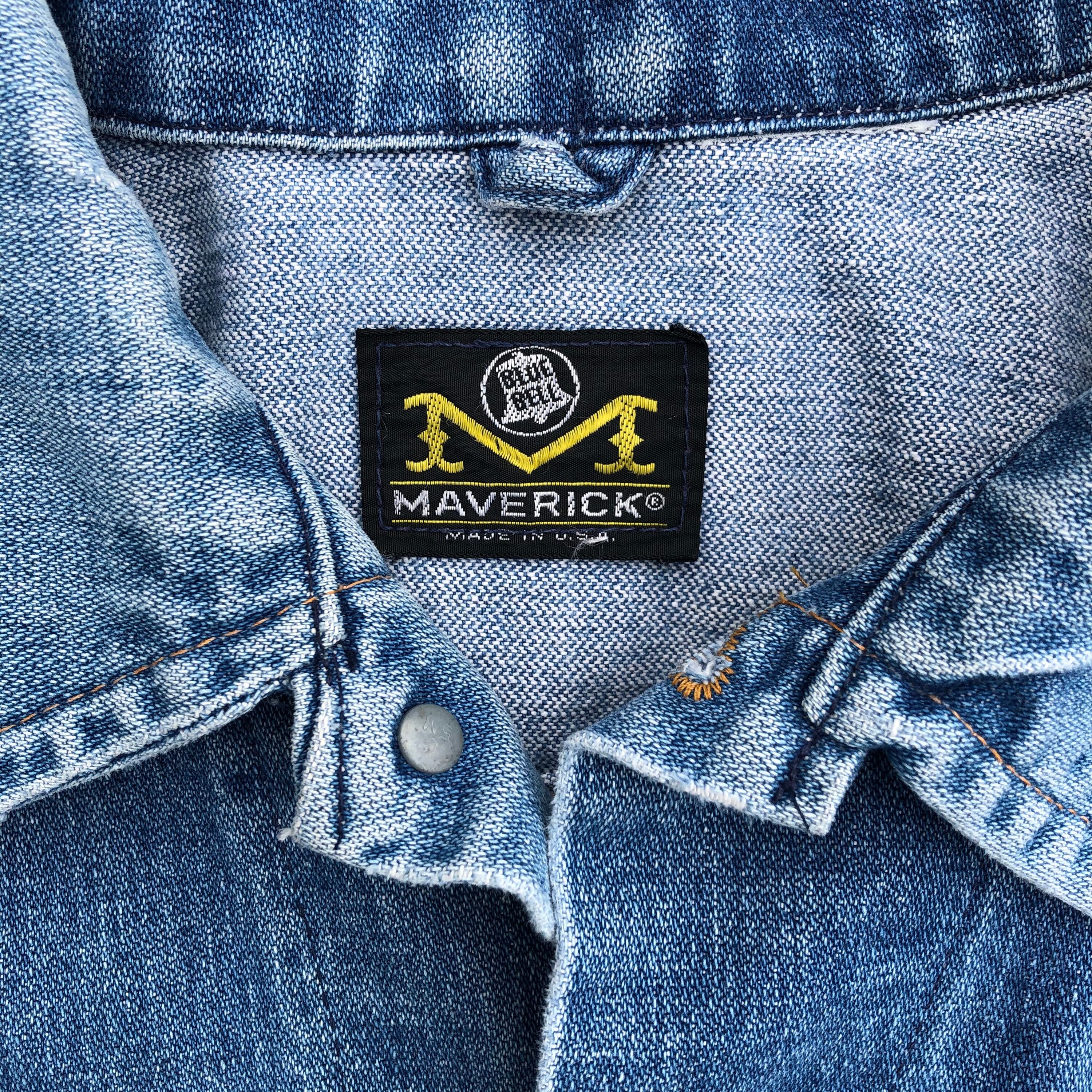 Vintage '60s '70s Maverick BLUE BELL Denim Jacket | Soft All Vintage '60s '70s Maverick BLUE BELL Denim Jacket | Soft All