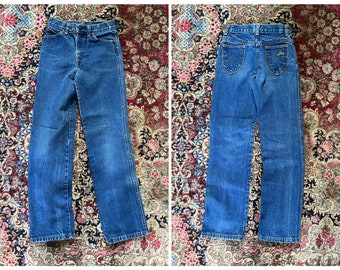 Vintage early ‘80s Chic jeans | disco era designer jeans, kids jeans, eighties costume, tagged girls 10