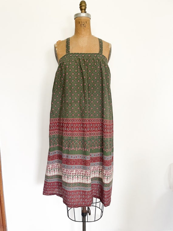 Authentic ‘70s hippie dress, bohemian floral prin… - image 6