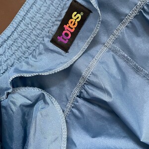 Vintage 80s lightweight rain jacket, cornflower blue Totes belted trench coat, Spring rain jacket, XS/S image 8