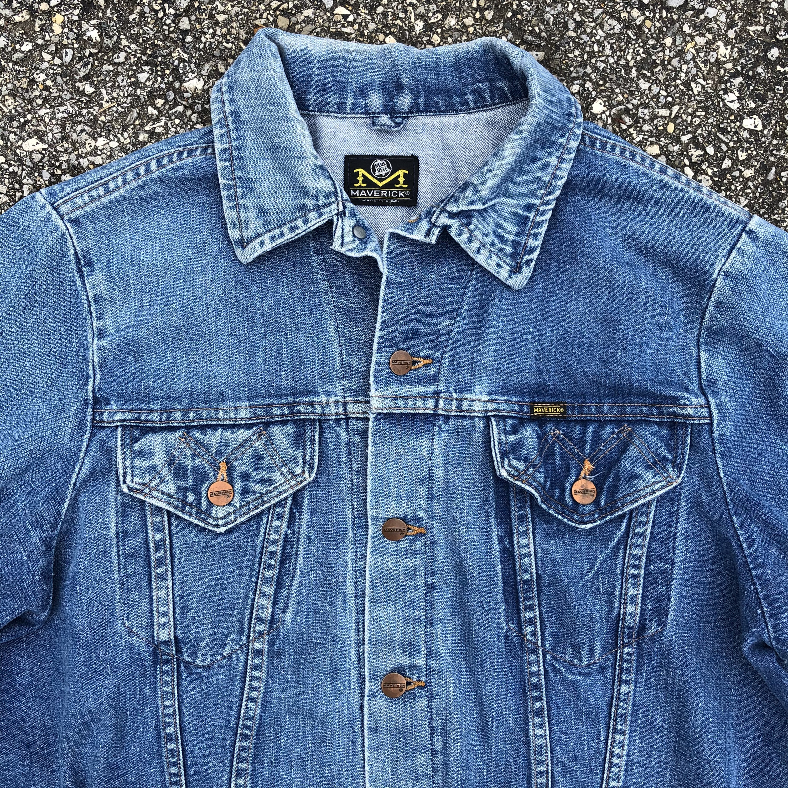 Vintage '60s '70s Maverick BLUE BELL Denim Jacket | Soft All Vintage '60s '70s Maverick BLUE BELL Denim Jacket | Soft All