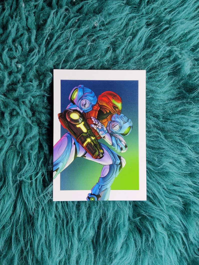 Samus Metroid Dread A5 Art Print Etsy