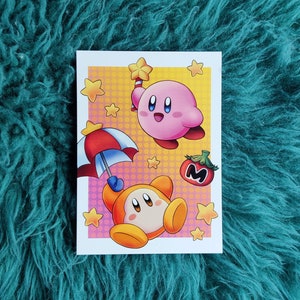 Kirby & Waddle Dee | A5 art print