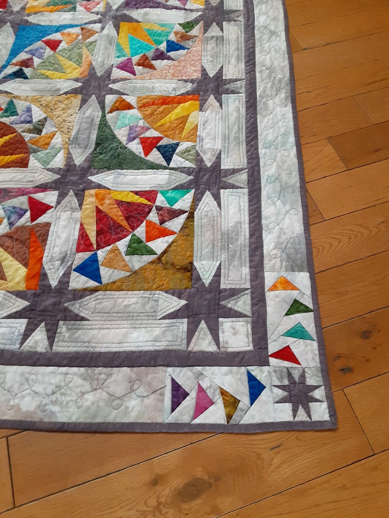 Flying to the Stars Quilt Pattern Printed Version Etsy UK