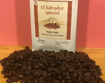 Café de origen único de El Salvador, café de especialidad tostado a mano, 4 oz