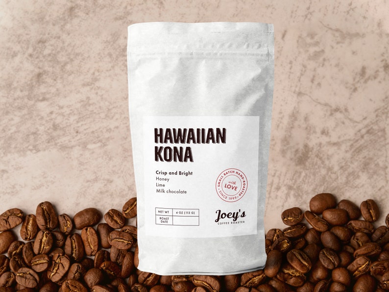 100% Hawaiian Kona Roast to Order Hand Roasted specialty | Etsy