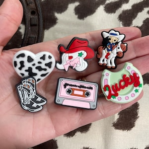 Rubber Shoe Charms, Western Charms, Western Shoe Charm For Crocs, Western Boot, Western Hat,Cactus, Cowgirl, Western Jibbitz, Horse Lovers