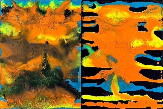 Zwei Kunstbilder Pictures  "Sharp or blurred?" Series, Maße: 30 cm x 40 cm x 1,7 cm