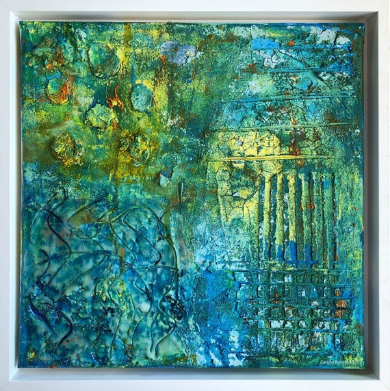 Kunstbild Picture “Wasserwelt”, Maße: 30 cm x 30 cm x 1,7 cm