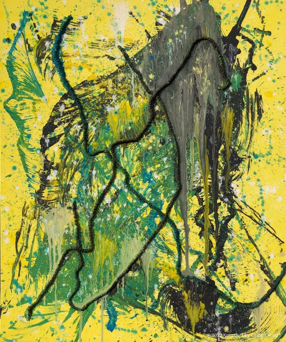 Kunstbild Picture „The displacer“, Maße: 100 cm x 120 cm x 1,7 cm