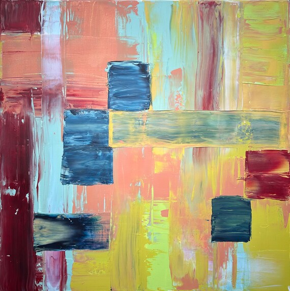 Kunstbild Picture „Timeless“, Maße: 80 cm x 80 cm x 1,7 cm