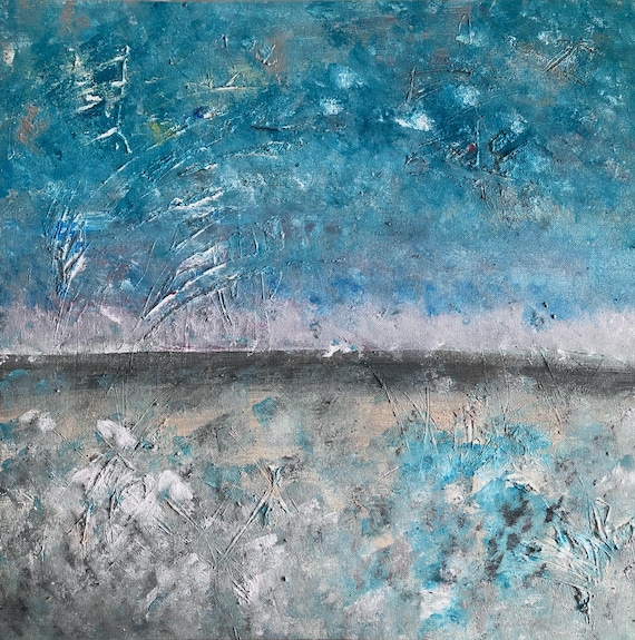 Kunstbild Picture “Landscape Winter“, Maße: 50 cm x 50 cm x 3,5 cm