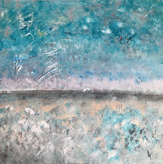 Kunstbild Picture “Landscape Winter“, Maße: 50 cm x 50 cm x 3,5 cm