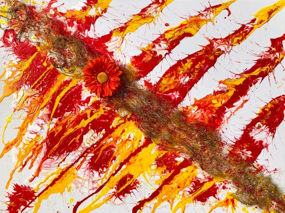 Wall art, wall design, wall decoration, abstract art, acrylic, original