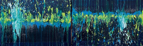 Wall art, wall design, wall decoration, abstract art, acrylic, original