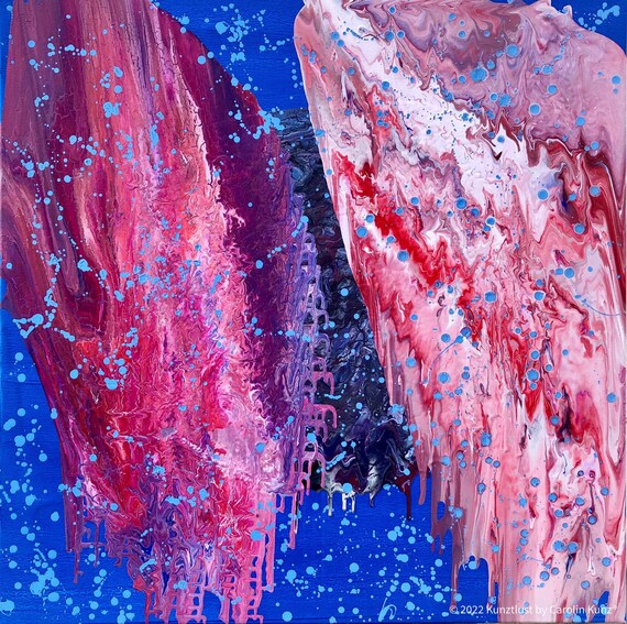 Kunstbild Picture “Things behind”, Maße: 100 cm x 100 cm x 1,7 cm